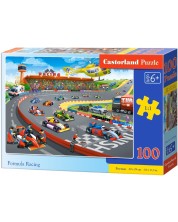 Puzzle Castorland din 100 de piese - Competitie Formula 1 -1