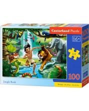 Puzzle Castorland din 100 de piese - Cartea junglei -1
