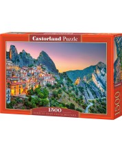 Puzzle Castorland din 1500 de piese - Sunrise over Castelmezzano -1