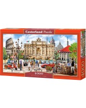 Puzzle panoramic Castorland din 4000 de piese - Frumusetea Romei -1