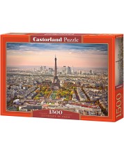 Puzzle Castorland din 1500 de piese - Peisaj urban Paris -1