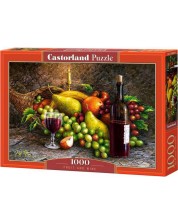 Puzzle Castorland din 1000 de piese - Fruit and Wine -1