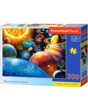 Puzzle Castorland din 300 de piese - Planets and their Moons -1