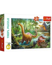 Puzzle Trefl din 60 de piese - Migratia dinozaurilor -1