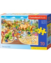 Puzzle Castorland din 70 de piese - Parcul dinozaurilor -1