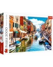 Puzzle Trefl de 2000 piese - Insula Murano, Venetia