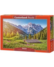 Puzzle Castorland din 500 de piese - Summer in the Alps -1