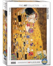 Puzzle Eurographics din 1000 de piese - Sarutul, Gustav Klimt -1