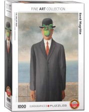 Puzzle Eurographics din 1000 de piese - The son af man, René Magritte -1