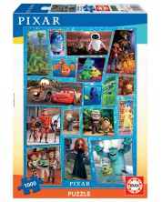 Puzzle Educa de 1000 de piese - Familia Disney si Pixar