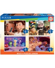 Puzzle Educa 4 in 1 - Pixar -1