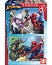 Puzzle Educa din 2 x 48 de piese - Spiderman