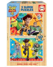 Puzzle Educa din 2 x 50 piese - Toy Story 4