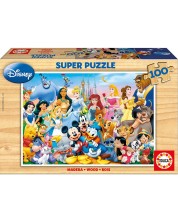 Puzzle Educa din 100 de piese - Wonderful World Of Disney -1