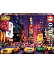 Puzzle Educa neon de 1000 de piese - Times Square, New York