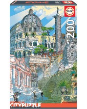 Puzzle cu patru dimensiuni Educa din 200 de piese - Roma