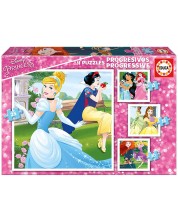 Puzzle Educa 4 in 1 - Princesses