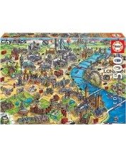 Puzzle Educa de 500 piese - London Map