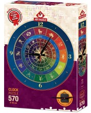 Puzzle-ceas Art Puzzle de 570 piese - Clock Zodiac