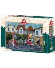 Puzzle Art Puzzle de 260 piese - Unicycling