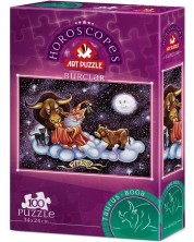 Puzzle Art Puzzle de 100 de piese - Semnul zodiacal Taur