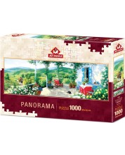 Puzzle panoramic Art Puzzle din 1000 de piese - The Guest In Veranda -1