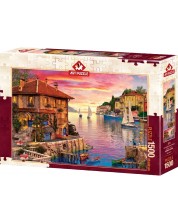 Puzzle Art Puzzle din 1500 de piese - The Mediterranean Harbour -1