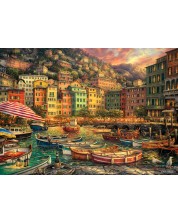 Puzzle Anatolian de 3000 piese - Port in Italia	