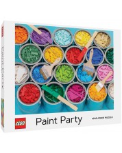 Puzzle Galison din 1000 de piese - LEGO Paint Party -1