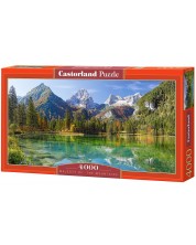 Puzzle panoramic Castorland din 4000 de piese - Maretia muntilor -1