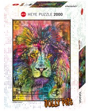 Puzzle Heye din 2000 de piese - Inima de leu -1