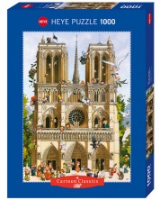 Puzzle Heye de 1000 piese - Sa traiasca Notre Dame!, Jean-Jaques Loup