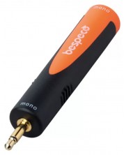 Adaptor Bespeco - SLAD100, 3,5 mm - 6,3 mm, negru/portocaliu -1