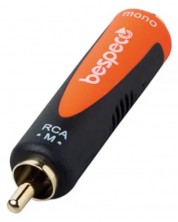 Adaptor Bespeco - SLAD205, RCA - 3,5 mm, negru/portocaliu