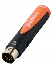 Adaptor Bespeco - SLAD130, DIN/6,3 mm, negru/portocaliu -1