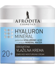 Afrodita Hyaluron Mineral Cremă hidratantă îmbogățită, 20+, 50 ml -1