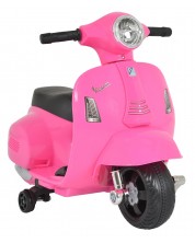 Motocicleta electrică pentru copii Moni - Vespa GTS Super Sport, roz -1