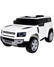 Mașinuță electrică jeep Ocie - Land Rover Defender, alb -1