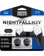 Accesoriu KontrolFreek - Nightfall Kit, Performance Grips + Performance Thumbsticks, negru (PS5) -1