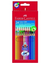 Creioane acuarela Faber-Castell Grip 2001 - 24 culori