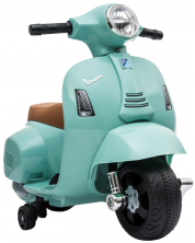 Motocicleta electrică pentru copii Moni - Vespa GTS Super Sport, verde -1