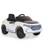 Mașinuță electrică pentru copii Moni - Mercedes-Benz EQA, alb -1