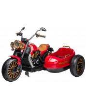 Motocicleta electrică pentru copii Chipolino - Duo Tron, roșu -1