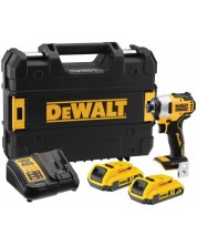 Șurubelniță cu impact cu acumulator DeWALT - DCF809D2T-QW, 2x2.0 Ah -1