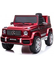 Mașinuță electrică jeep Moni - Mercedes G63, roșu mat -1