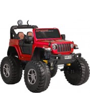 Mașinuță electrică jeep Moni - Fuego, rosu metalic -1