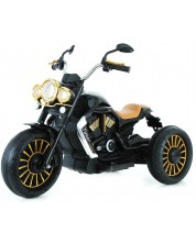 Motocicleta electrică pentru copii Chipolino - Turbo, neagră -1