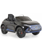 Mașinuță electrică pentru copii Moni - Mercedes Benz EQA, negru metalic -1