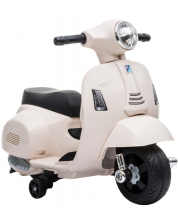 Motocicleta electrică pentru copii Moni - Vespa GTS Super Sport, alb -1