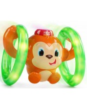 Jucărie activă Bright Starts - Roll & Glow, Maimuţă -1